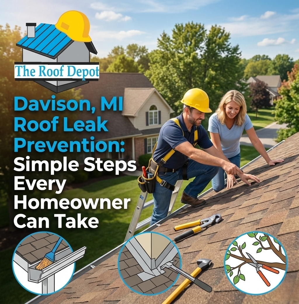 Davison, MI Roof Leak Prevention Simple Steps Every Homeowner Can Take