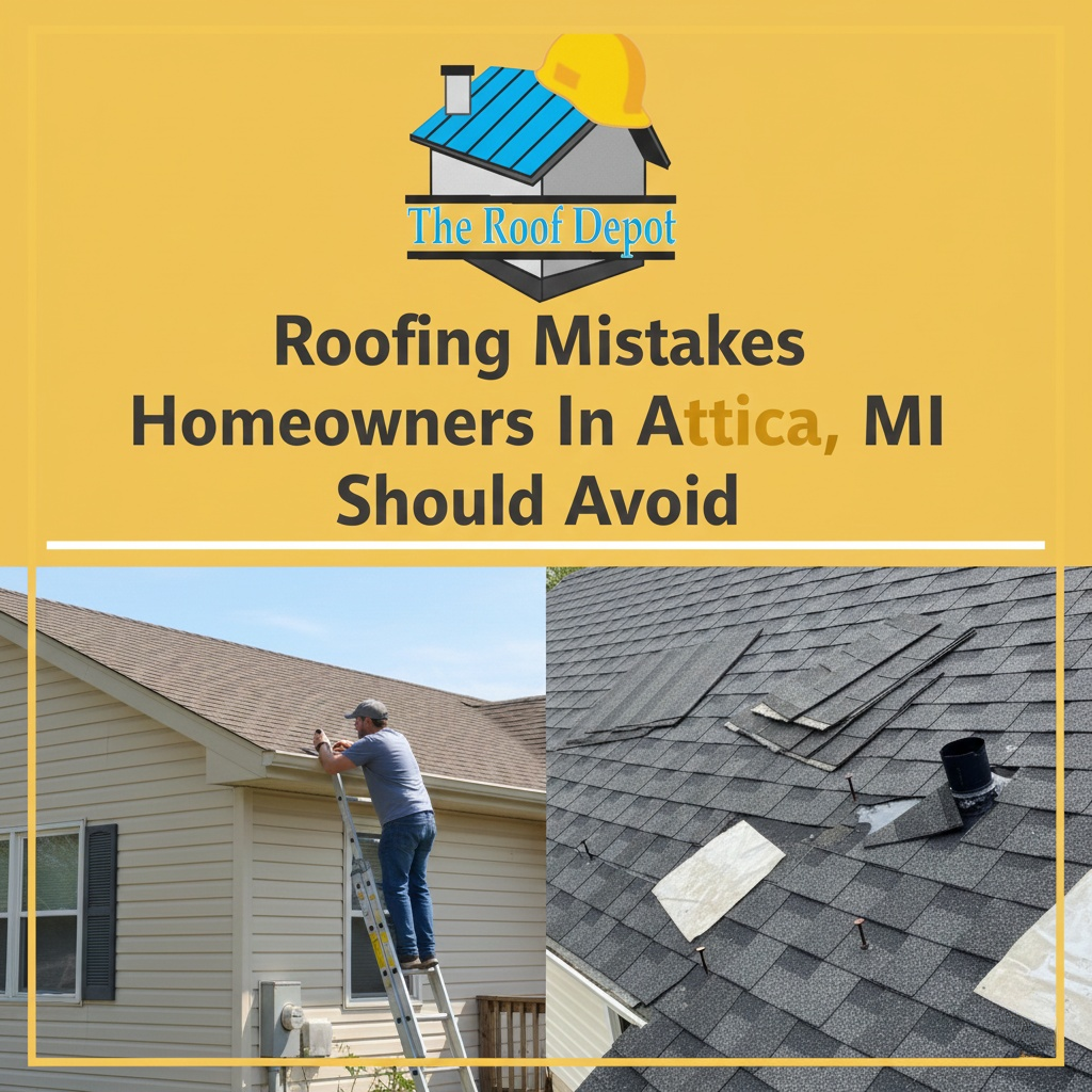 Roofing Mistakes Homeowners In Attica, MI Should Avoid